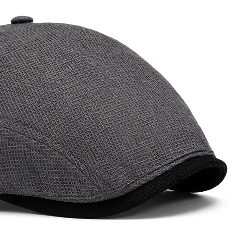 Britische Retro Ivy Cap Waffelgewebe Atmungsaktiv Leicht Verstellbare Schnalle Flat Cap Herren Sonnenhut