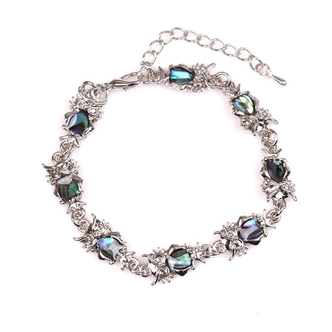 Bracciale In Lega Conchiglia Di Abulone Animale Iridescente Tartaruga Gufo Luna Stelle Gioielli Di Moda Regolabili Regalo Donna