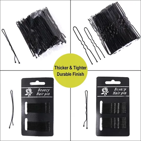Forcine Ondulate In Metallo Fermagli A U Con Punte Protettive Per Accessori Per Lo Styling Dei Capelli Donna