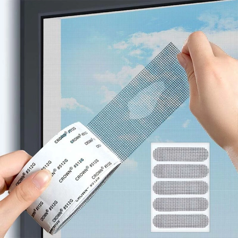Fliegengitter Reparatur Klebeband Netz Flicken Selbstklebend Für Fenster Türen Mückenschutz Loch Reparatur PVC Glasfaser