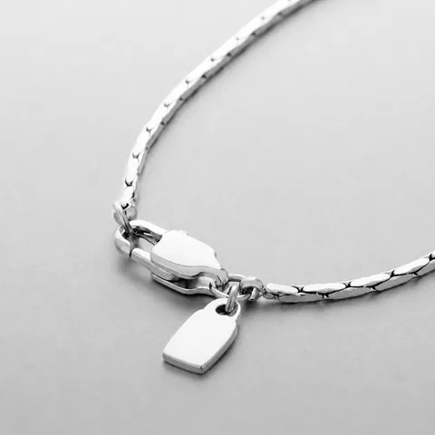 Minimalist Stainless Steel Snake Chain Necklace For Men Women 18K Gold Plated Solid Metal Hip Hop Fashion Jewelry Gift