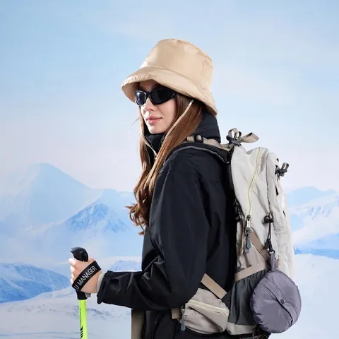 Cappello Da Pescatore Imbottito Invernale Donna Antivento Impermeabile Trapuntato Pieghevole Caldo Protezione Orecchie