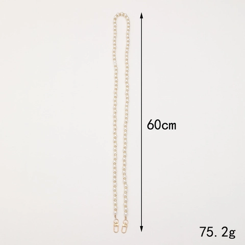 Catena Per Telefono Tracolla Con Künstliche Perle Cinturino Con Perline Per Decorazione Borsa Custodia Per Telefono Metallo Strass Perla Artificial Barocca