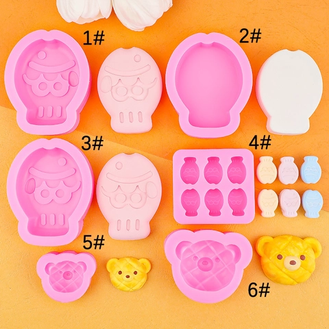 Bären Fisch Silikonform Cartoon Formen Für DIY Backen Kuchen Schokolade Gips Epoxidharz Handwerk
