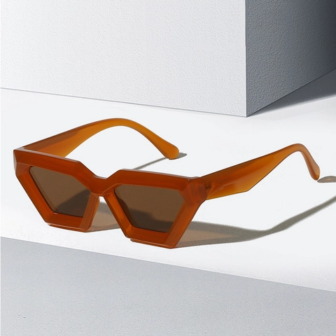 Irregular Geometric Sunglasses For Women Men Trendy Oversized UV400 Protection PC Frame Fashion Eyewear Retro Y2K Style