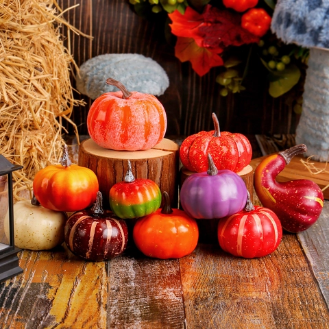 Schaumstoff Kürbis Halloween Erntedankfest Festliche Tischdekoration Foto Requisite Herbst Dekor Ornament