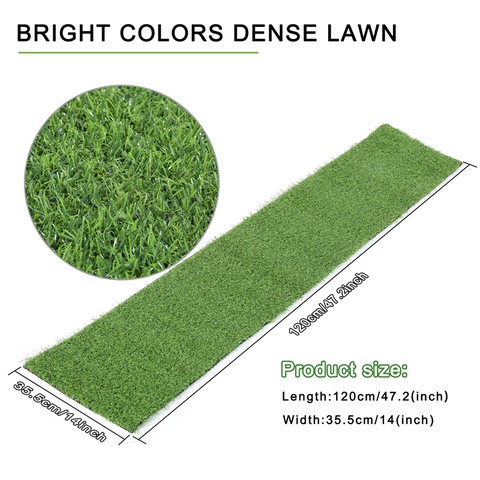 Artificial Grass Table Runner PP PE Synthetic Realistic Green Turf For Wedding Party Outdoor Garden Soccer Theme Decor