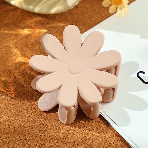 Gänseblümchen Haarspange Matt Kunststoff Koreanischer Stil Vielseitig Süß Elegant Haarschmuck Für Frauen Mädchen