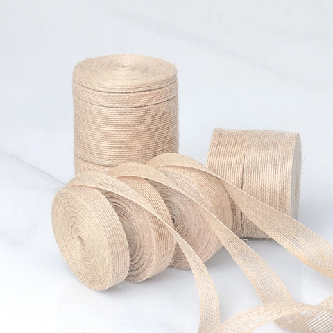 Rotolo Di Nastro In Juta Naturale Corda Di Sacco Rustica Per Artigianato Fai Da Te Confezioni Regalo Matrimonio Festa Decorazione Casa
