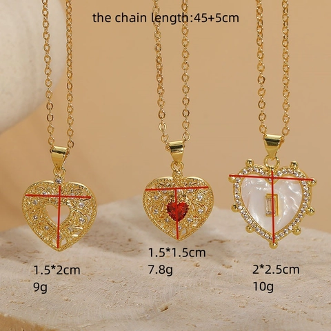 Collier Pendentif En Cuivre Plqué Or 14K Nacre De Coquillage Étoile Lune Zircon Pour Femmes Style Français Luxe Léger