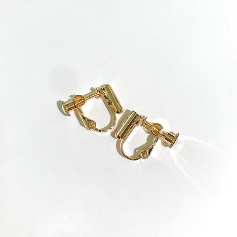 Convertitore Per Orecchini Clip-On Per Orecchie Senza Buchi Lega Spirale Regolabile Con Silver Earring Post