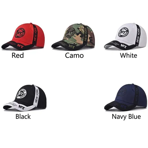 Cappello Da Baseball Classico Cotone Regolabile Visiera Curva Traspirante Protezione Solare Sportivo Streetwear