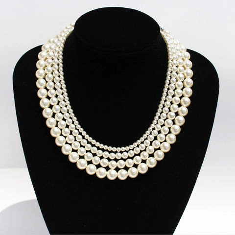 Elegante Messing Halskette Künstliche Perle Französisch Vintage Perlen Armband Schmuck Set Für Damen Hochzeit Party Schmuck Geschenk