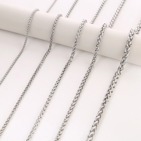 Stainless Steel Chain Necklace Round Box Link Dragon Bone Minimalist Punk Style Fashion Jewelry For Men Women Unisex