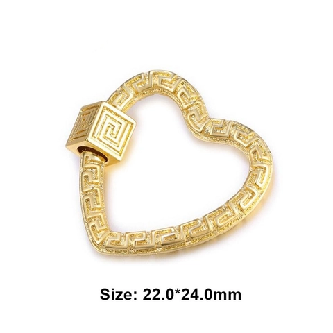 Dijes Con Patrón De Llave Griega Cobre Circón Accesorios Para Hacer Joyas DIY Vintage Elegante Mujeres Hombres