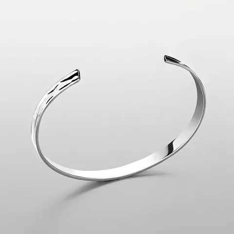 Minimalistische Open Armband Van Roestvrij Staal Geometrische Bangle Mode Sieraden Voor Heren En Dames