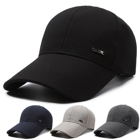 Cappello Da Baseball Da Uomo Con Visiera Lunga Protezione Solare Sport All Aperto Berretto Regolabile In Twill Di Cotone