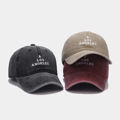 Cappello Da Baseball In Cotone Lavato Retro Cappello Ricamato Per Donne Uomini Regolabile Casual Protezione Solare