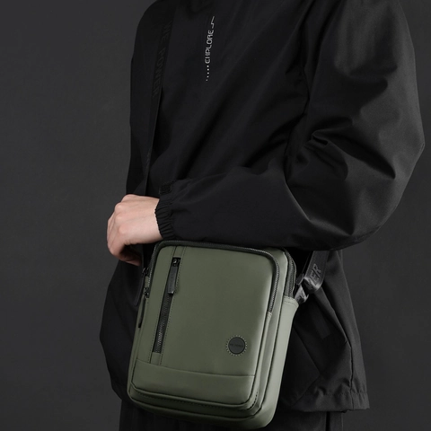 Borsa Messenger Uomo Nylon Impermeabile Multi-Tasche Tracolla Borsa A Mano Business Casual Leggera Viaggio Per Uomo