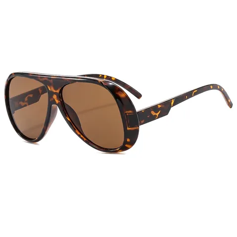 Occhiali Da Sole Oversize Moda Protezione UV400 Montura PC Retro Aviator Per Ciclismo All'aperto Guida Unisex Trend
