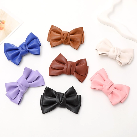 Lazo De Cuero Artificial Hecho A Mano Accesorios Para Creación De Joyas DIY Para Pinzas De Pelo Y Fundas De Móvil Estilo Dulce PU