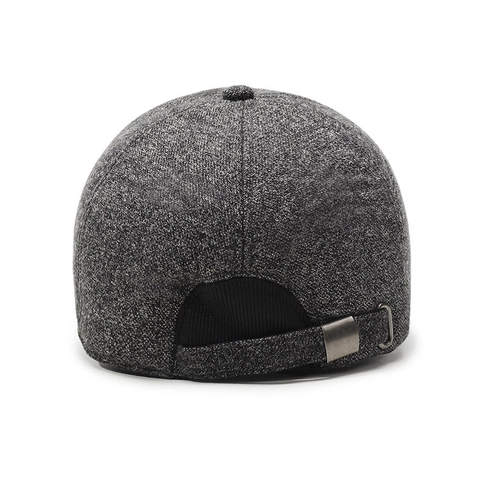 Heren Honkbalpet Met Oorklappen Winter Warm Wolmix Winddicht Verdikt Verstelbare Outdoor Pet Voor Mannen