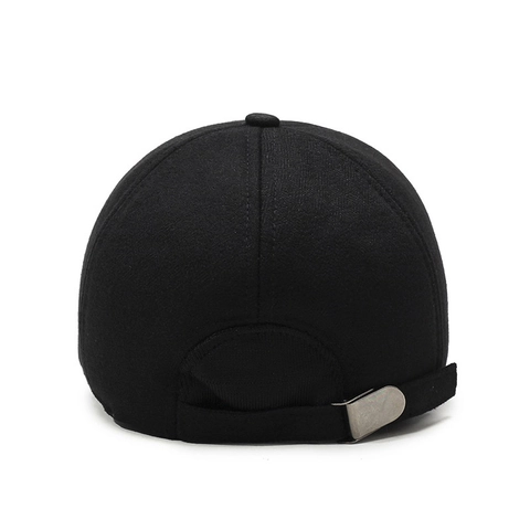 Gorra De Béisbol De Lana De Invierno Con Orejeras Cálida A Prueba De Viento Sombrero Deportivo Ajustable