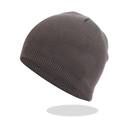 Winter Knitted Beanie Hat Solid Color Acrylic Warm Ribbed Cuff Skull Cap For Men And Women Outdoor Sports