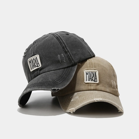 Gorra De Béisbol Vintage Lavada Algodón Retro Sombrero De Sol Ajustable Deporte Al Aire Libre Streetwear