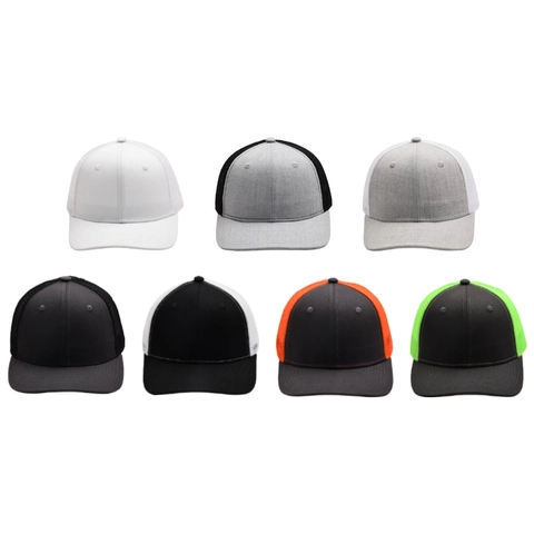 Cappello Trucker Visiera Piatta Mesh Poliestere Traspirante Snapback Regolabile Baseball Cap Per Uomo Donna Streetwear