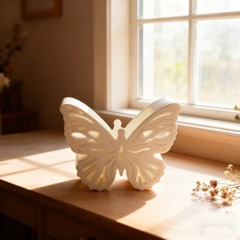 Butterfly Silicone Mold For Resin Casting Hollow DIY Storage Box Vase Desktop Ornament Home Decor