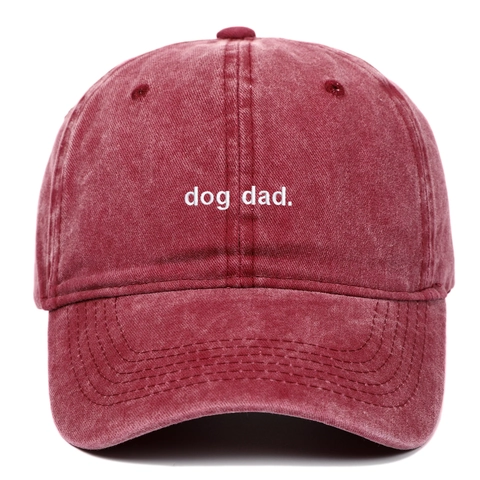 Cappellino Da Baseball In Cotone Lavato Vintage Distressed Dad Hat Ricamato Dog Dad Lettera Per Uomini Donne Casual Outdoor