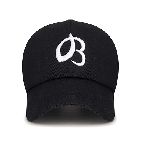 Cappello Da Baseball Poliestere Cotone Ricamato Lettera B Nastro Sportivo Cappello Da Sole Regolabile Per Uomo Donna