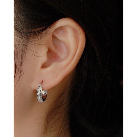 925 Sterling Silber Huggie Hoop Ohrringe Bunte Zirkonia Rechteckig Nischendesign Modischer Schmuck Für Damen