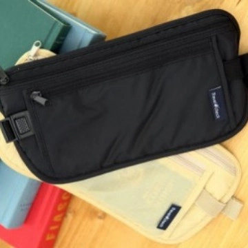 Ultradünne Nylon Diebstahlschutz Reise Gürteltasche Versteckter Geldgürtel Wasserdicht Pass Handy Tasche Für Herren Damen