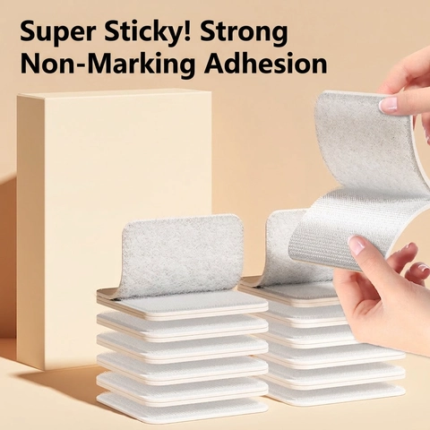 Anti-slip Sofa Cushion Fixer Adhesive Bed Sheet Grippers Reusable Hook And Loop Fastener Pads Invisible Furniture Accessories