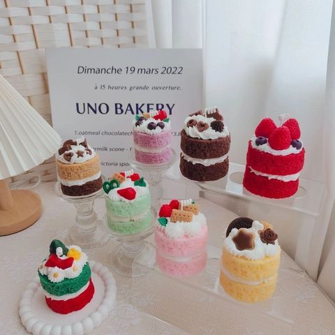 Simulation Double Layer Cake Scented Candles Soy Beeswax Realistic Strawberry Chocolate Dessert Home Decor Birthday Gift