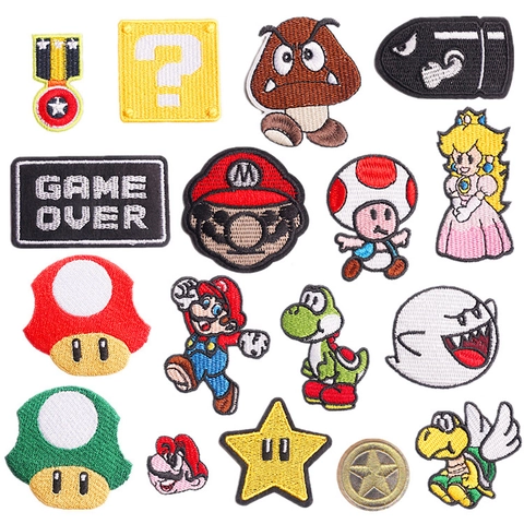 Parches Bordados Para Planchar Insignias Personajes De Dibujos Animados DIY Ropa Apliques Decorativos Para Mochilas Sombreros