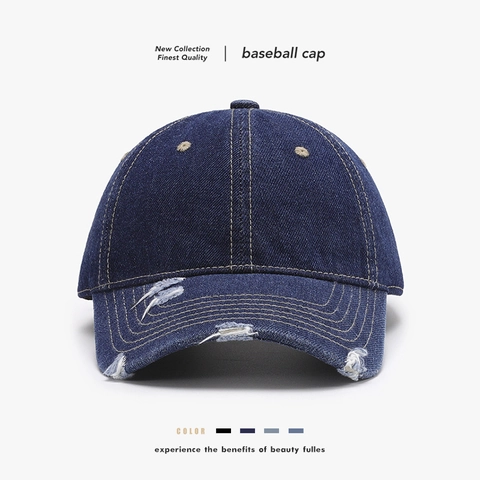 Cappello Da Baseball In Denim Di Cotone Lavato Vintage Retrò Regolabile Cappello Da Sole All Aperto Per Uomini E Donne