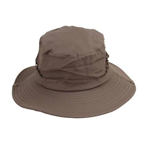 Outdoor Sun Protection Bucket Hat Quick Dry Breathable Mesh Wide Brim Fishing Hiking Camping Adjustable Drawstring