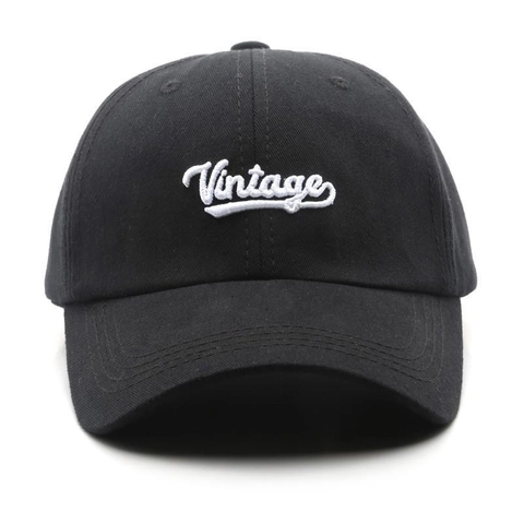 Vintage Letter Embroidery Baseball Cap Cotton Polyester Retro Style Sun Protection Adjustable Casual Hat For Men Women
