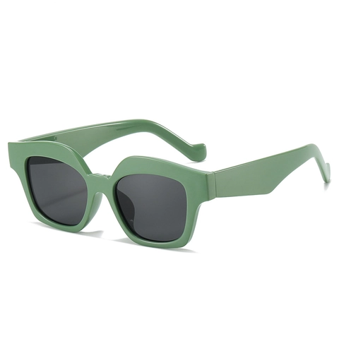 Gafas De Sol Cuadradas Retro Extragrandes Protección UV400 Montura PC Lentes AC Moda Unisex