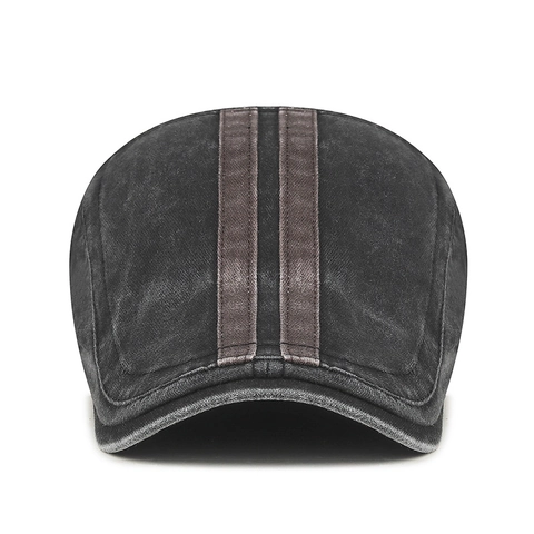 Ivy Cap Gewaschene Baumwolle Vintage Distressed Flache Mütze Verstellbar Für Herren Damen Britischer Stil Sonnenschutz