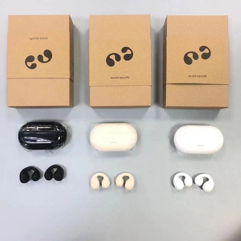 Kabellose Bluetooth 5.3 Ohrclip Kopfhörer Open Ear TWS Ohrhörer Nicht In-Ear Stereo Sound Kunststoff Für Sport