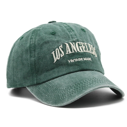 Cappellino Da Baseball In Cotone Lavato Lettere Ricamate Retrò All'aperto Cappello Regolabile Parasole Uomo E Donna