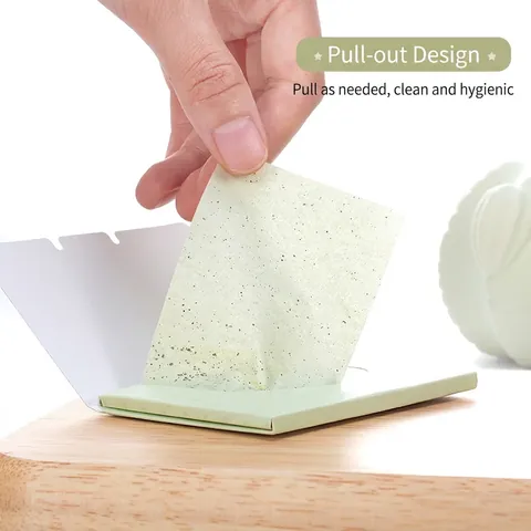 Papel Absorbente De Aceite Facial Portátil Pulpa De Madera De Lino Toallitas Absorbentes Limpieza Facial Control De Aceite