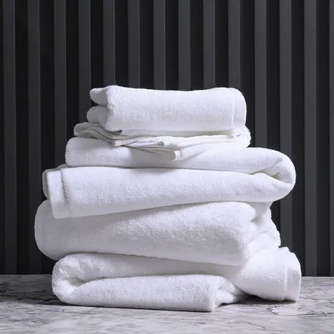 White Bath Towel Highly Absorbent Combed Cotton Thick Terry Cloth For Hotel SPA Home Bathroom Soft Solid Color