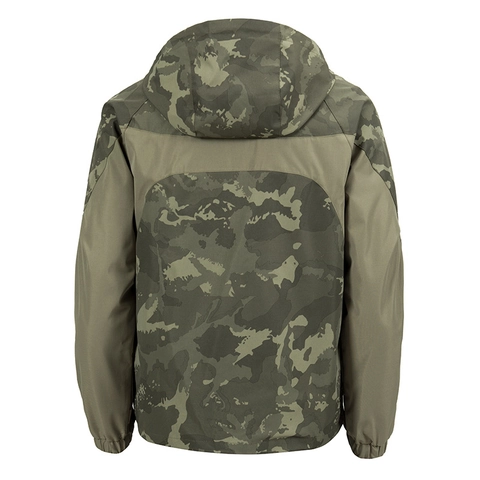 Heren Camouflage Jas Met Capuchon Winddicht Waterafstotend Outdoor Wandelen Tactische Techwear Color Block