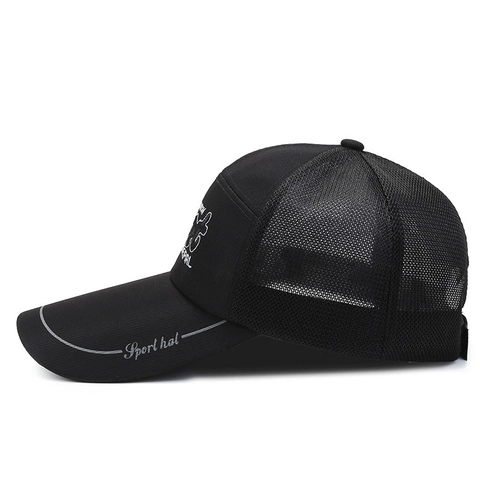 Gorra De Béisbol De Malla Transpirable Sombrero De Sol Para Hombre Deporte Exterior Bordado Moda Ajustable