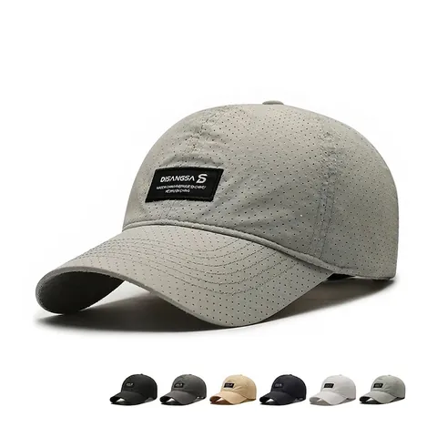 Gorra De Béisbol Transpirable De Secado Rápido Malla De Poliéster Protección Solar Deportes Al Aire Libre Ajustable